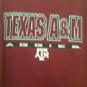 Texas A&M Aggies NCAA Maroon Mens tank top t shirt EUC XL sleeveless